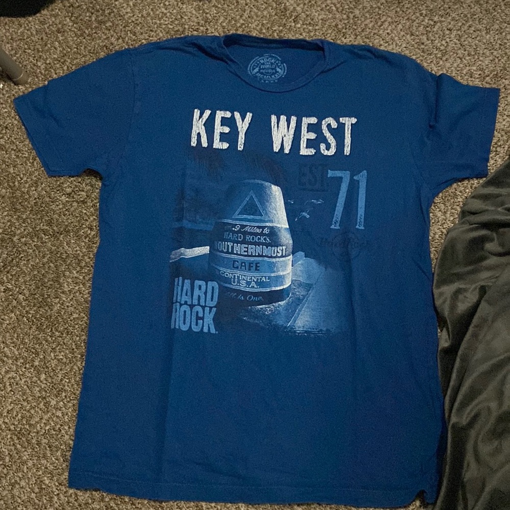 Blue Hard Rock Key West T-shirt